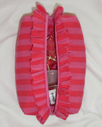 Pink stripes toilettas